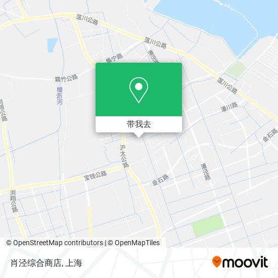 肖泾综合商店地图