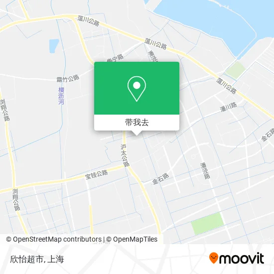 欣怡超市地图