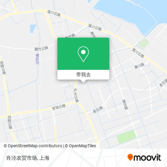 肖泾农贸市场地图