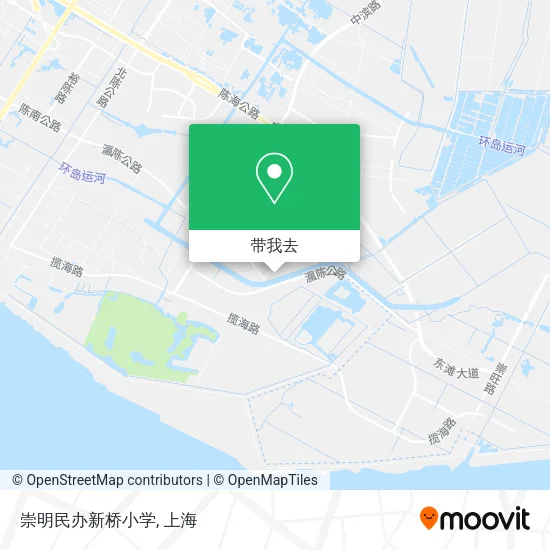 崇明民办新桥小学地图