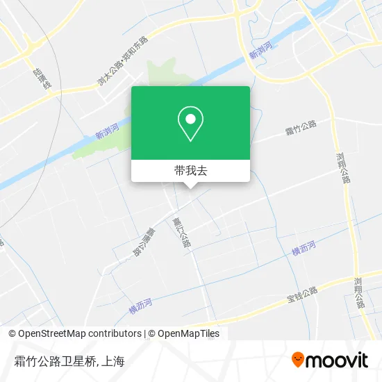 霜竹公路卫星桥地图
