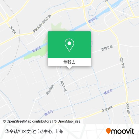 华亭镇社区文化活动中心地图