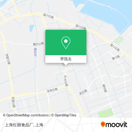 上海红丽食品厂地图