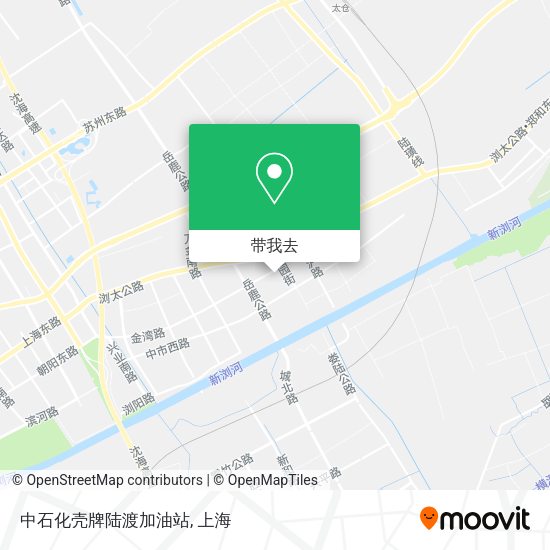 中石化壳牌陆渡加油站地图