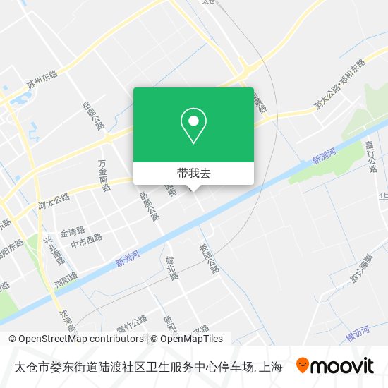 太仓市娄东街道陆渡社区卫生服务中心停车场地图