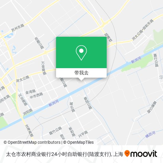 太仓市农村商业银行24小时自助银行(陆渡支行)地图