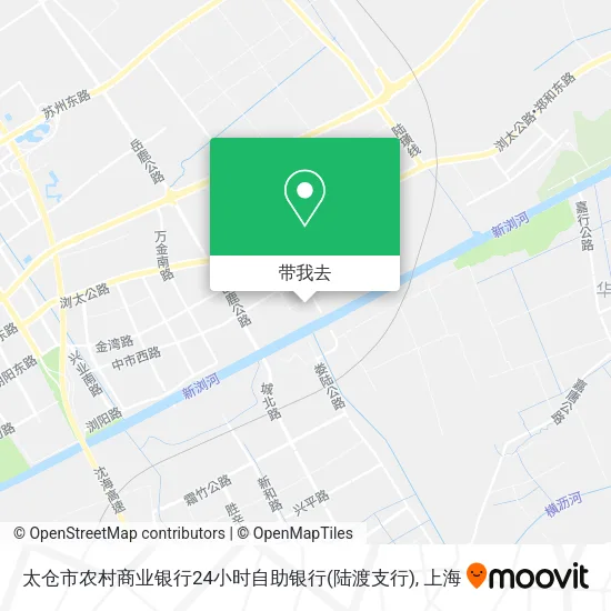 太仓市农村商业银行24小时自助银行(陆渡支行)地图