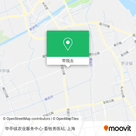 华亭镇农业服务中心-畜牧兽医站地图