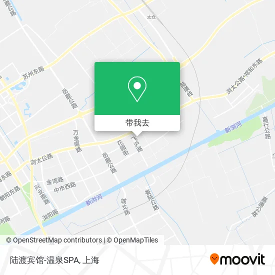 陆渡宾馆-温泉SPA地图