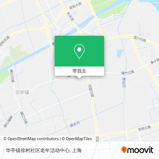 华亭镇徐村社区老年活动中心地图