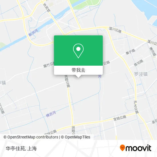 华亭佳苑地图