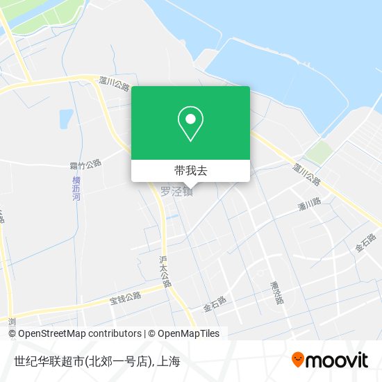 世纪华联超市(北郊一号店)地图