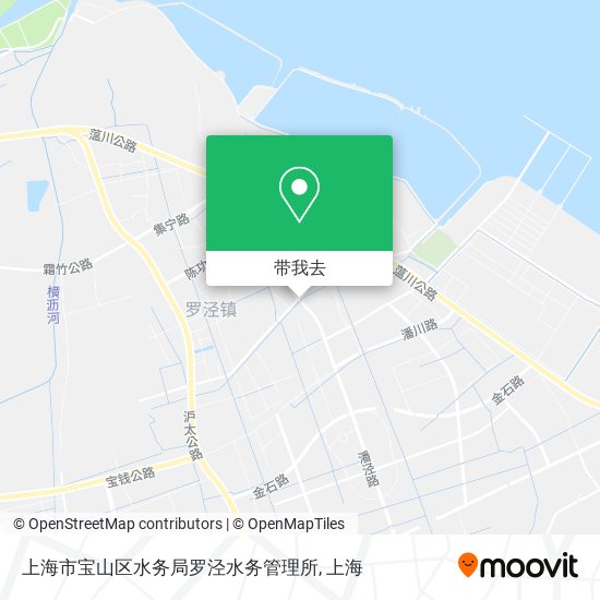 上海市宝山区水务局罗泾水务管理所地图