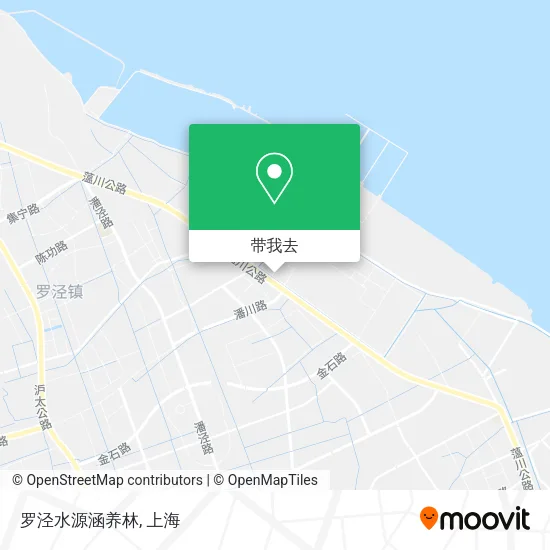 罗泾水源涵养林地图