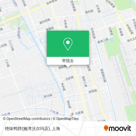 绝味鸭脖(施湾沃尔玛店)地图
