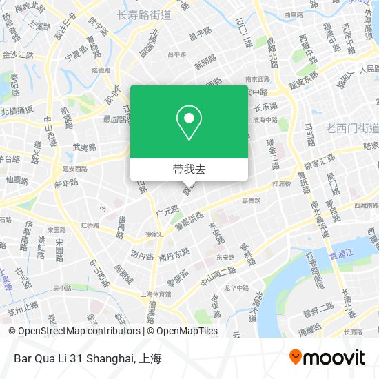 Bar Qua Li 31 Shanghai地图
