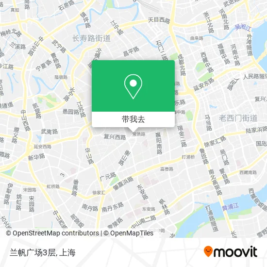 兰帆广场3层地图