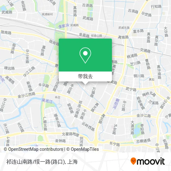 祁连山南路/绥一路(路口)地图