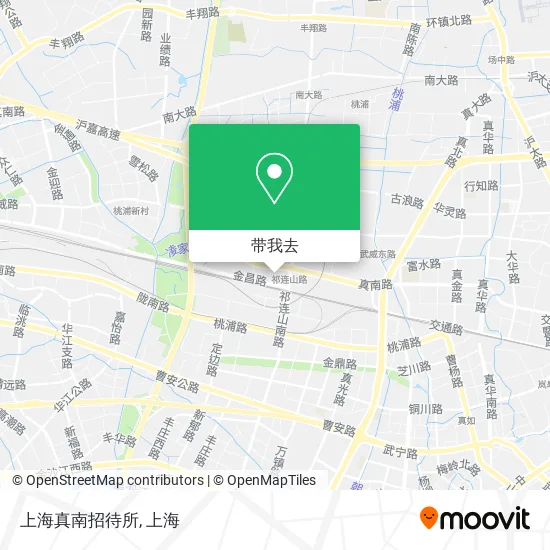 上海真南招待所地图
