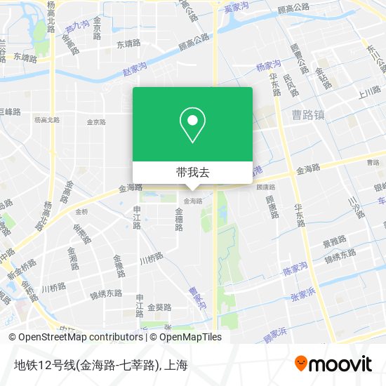 地铁12号线(金海路-七莘路)地图