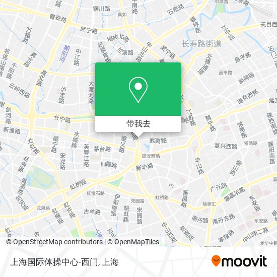 上海国际体操中心-西门地图