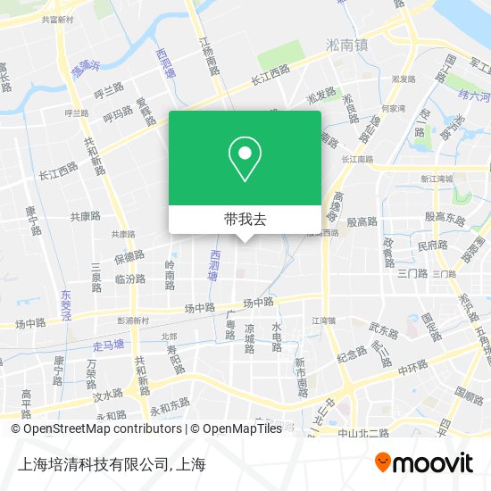 上海培清科技有限公司地图