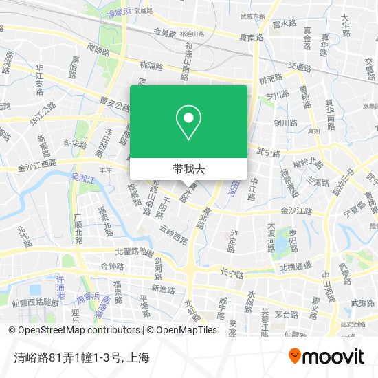 清峪路81弄1幢1-3号地图