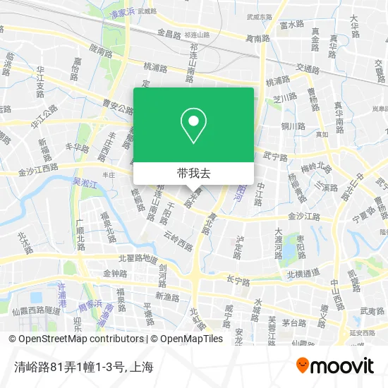 清峪路81弄1幢1-3号地图