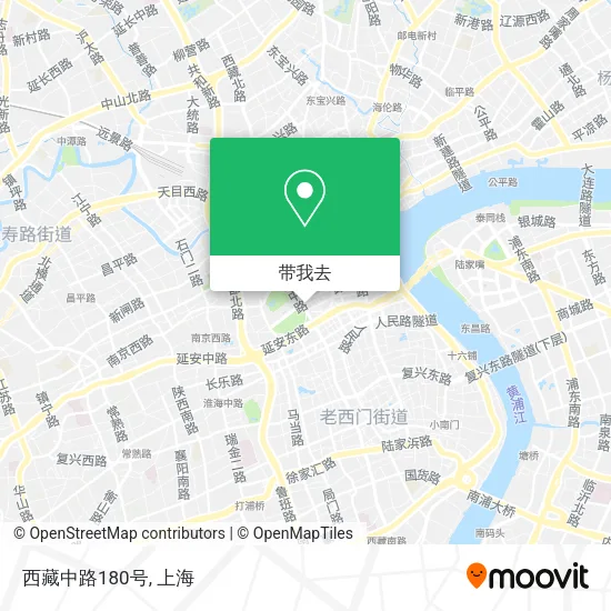 西藏中路180号地图