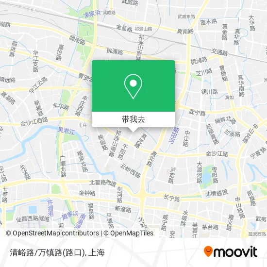 清峪路/万镇路(路口)地图