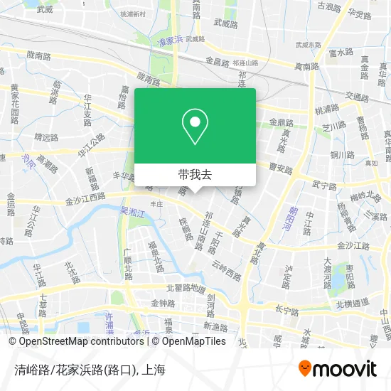 清峪路/花家浜路(路口)地图