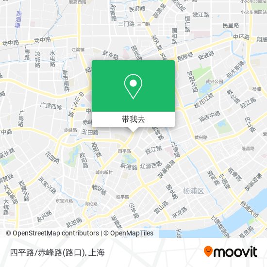 四平路/赤峰路(路口)地图