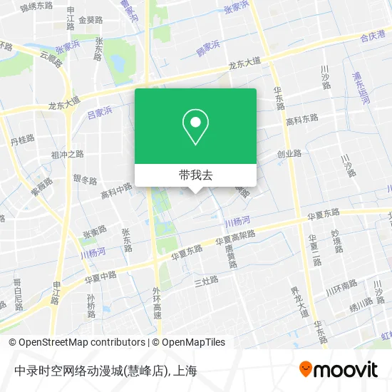 中录时空网络动漫城(慧峰店)地图