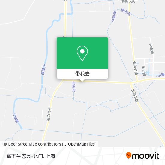 廊下生态园-北门地图