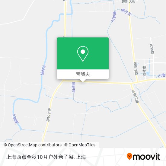 上海西点金秋10月户外亲子游地图
