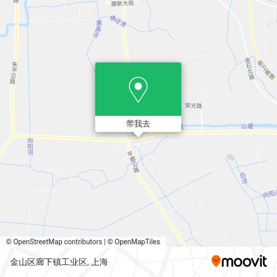 金山区廊下镇工业区地图