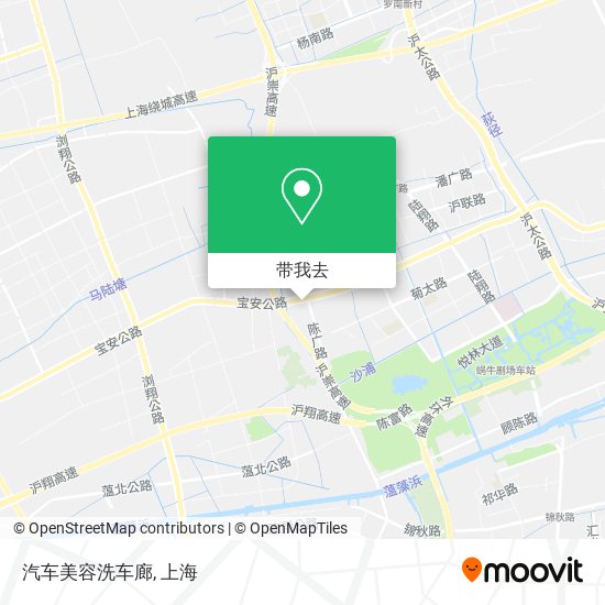 汽车美容洗车廊地图