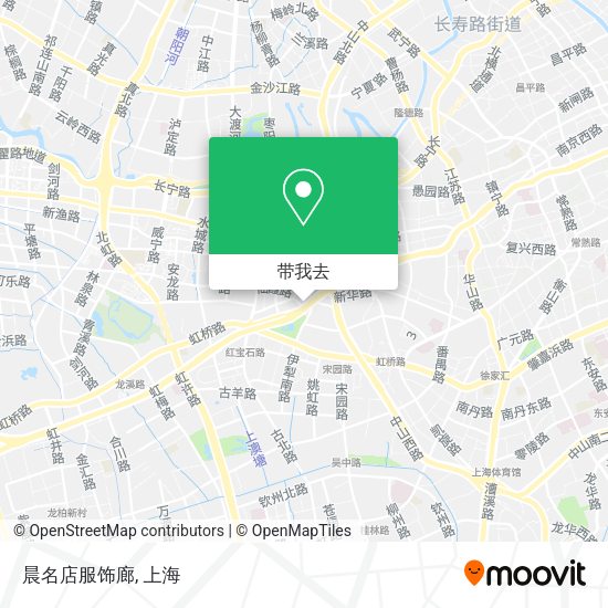 晨名店服饰廊地图