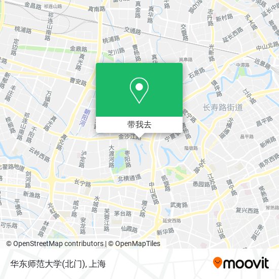 华东师范大学(北门)地图