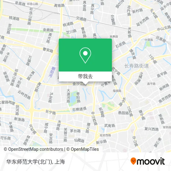 华东师范大学(北门)地图