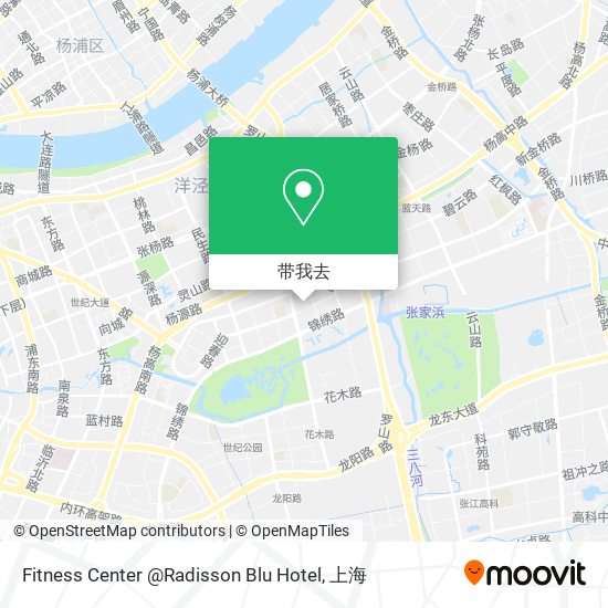 Fitness Center @Radisson Blu Hotel地图