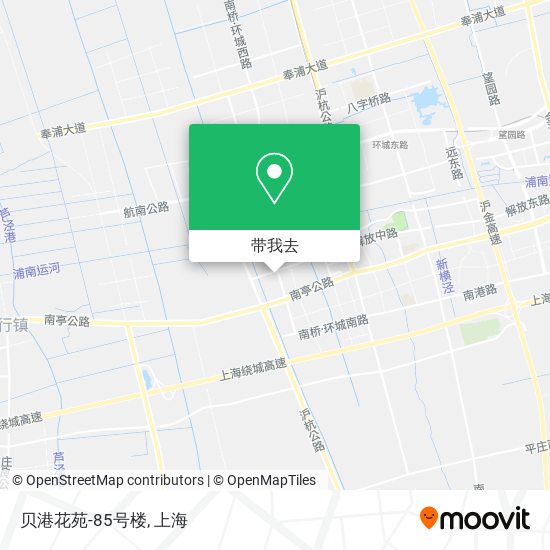 贝港花苑-85号楼地图