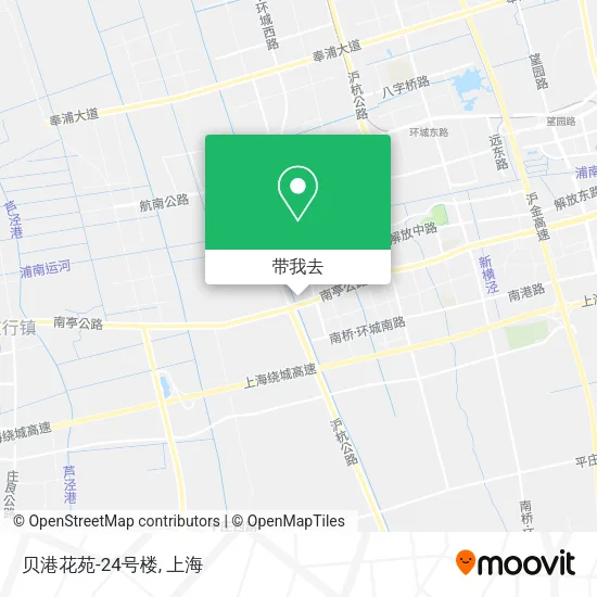 贝港花苑-24号楼地图
