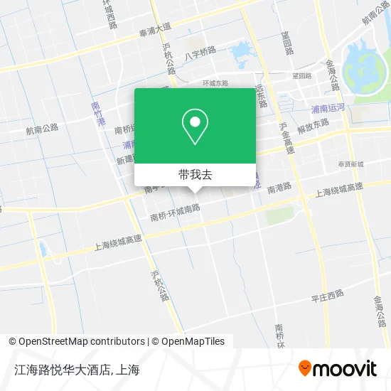 江海路悦华大酒店地图