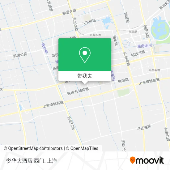 悦华大酒店-西门地图