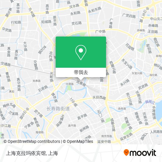 上海克拉玛依宾馆地图