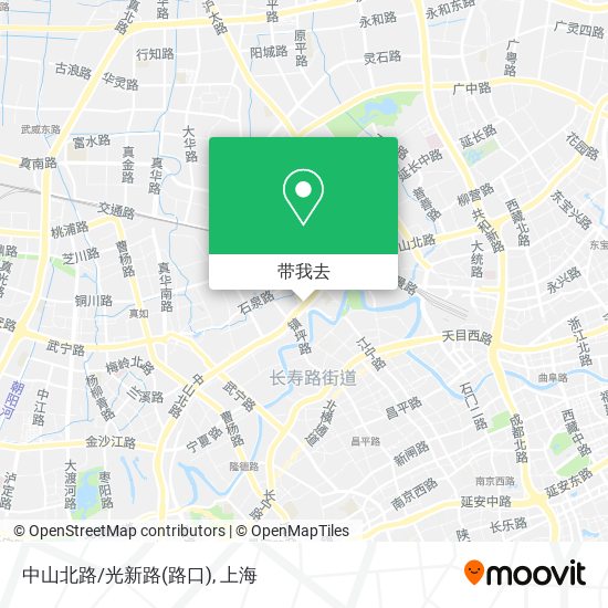 中山北路/光新路(路口)地图