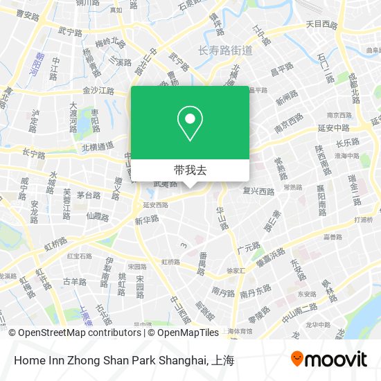 Home Inn Zhong Shan Park Shanghai地图