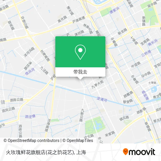 火玫瑰鲜花旗舰店(花之韵花艺)地图