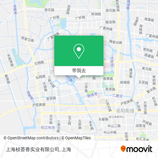 上海桢荟香实业有限公司地图